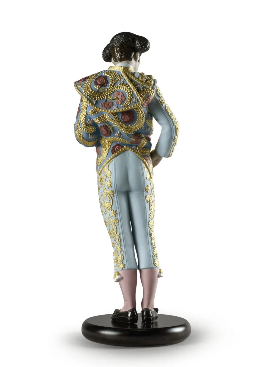 Lladró Limited Edition Blue Bullfighter Figurine - Handcrafted Porcelain Collectible