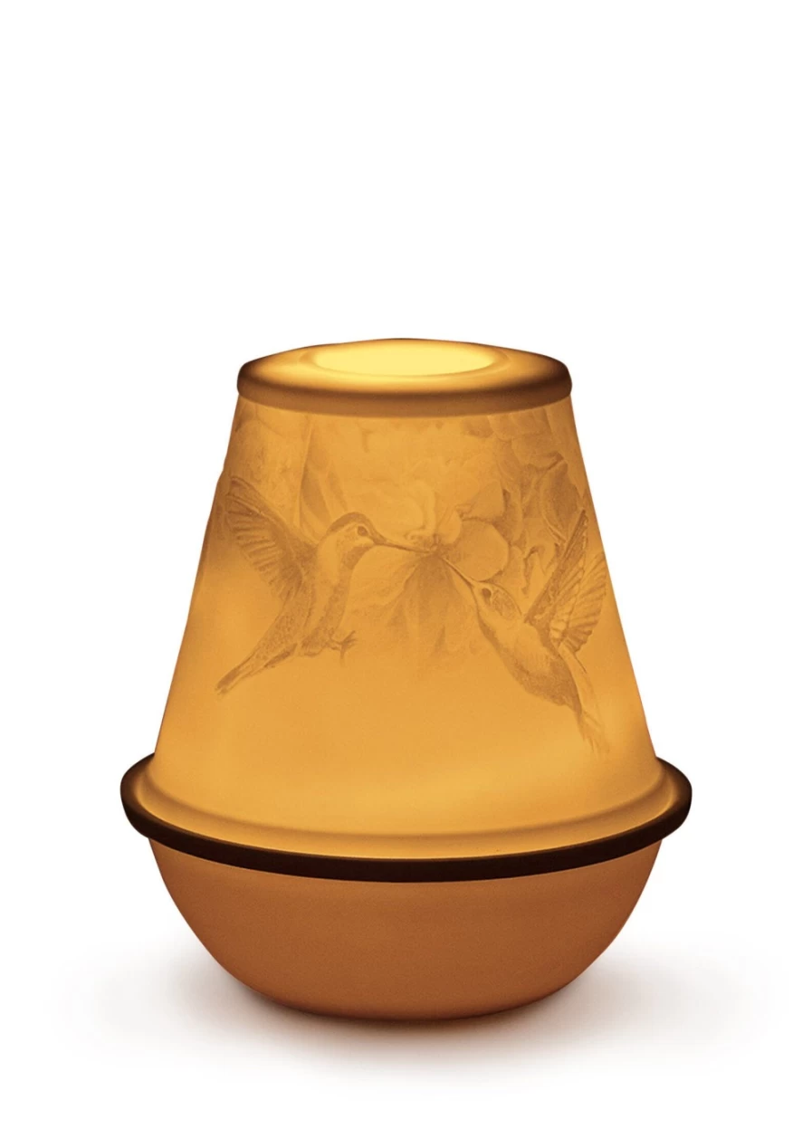 Lladró Romantic Engagement Lithophane Lamp - Personalized 3D Photo Gift for Couples