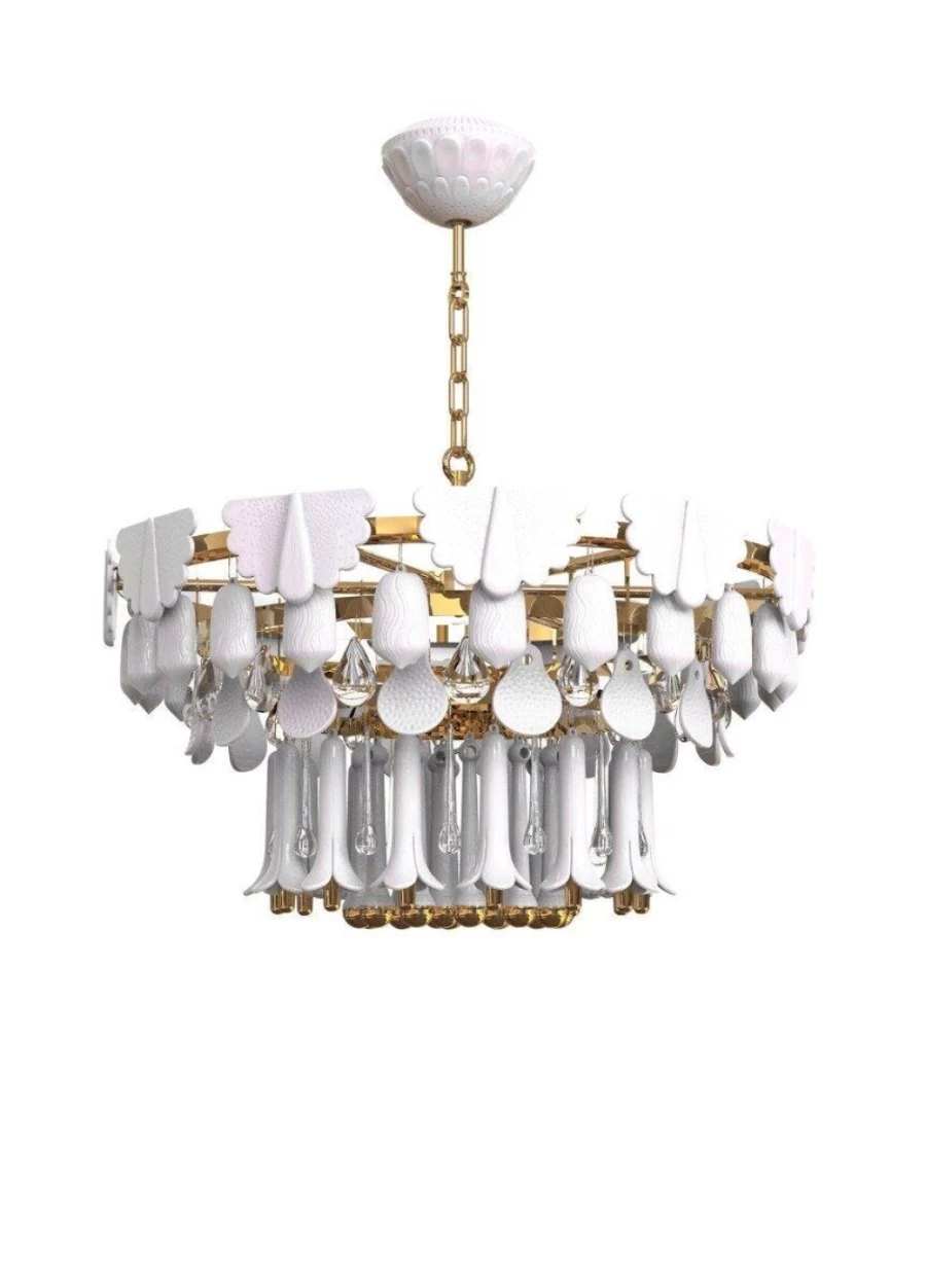 Lladró Seasons Sunrise Ceiling Lamp - 70cm Modern Lighting for Home Decor