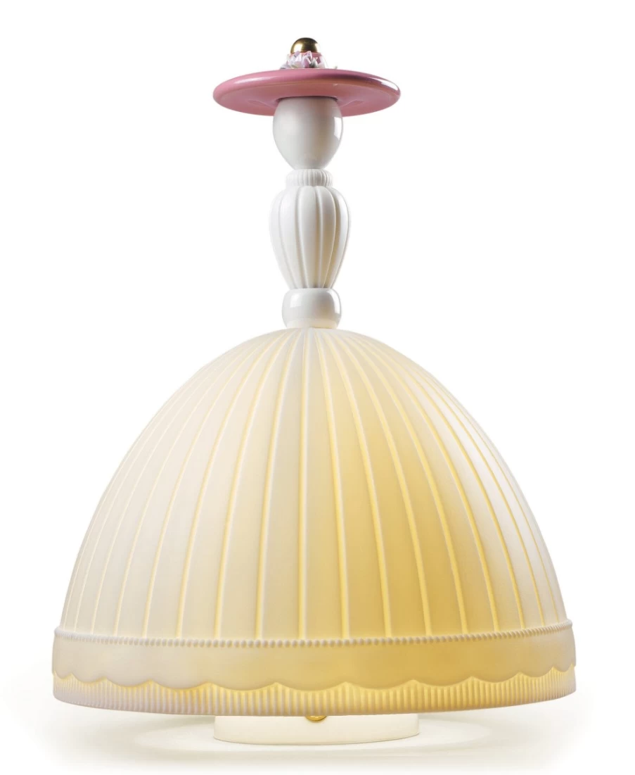Lladró Mademoiselle Elisabeth Table Lamp - Elegant Porcelain Lighting for Home Décor (US)