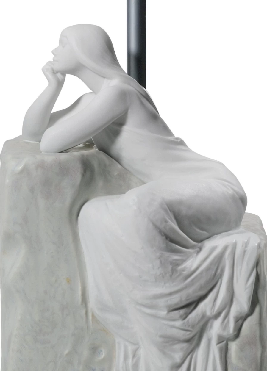 Lladró Meditating Woman II Table Lamp - Elegant Home Decor & Lighting