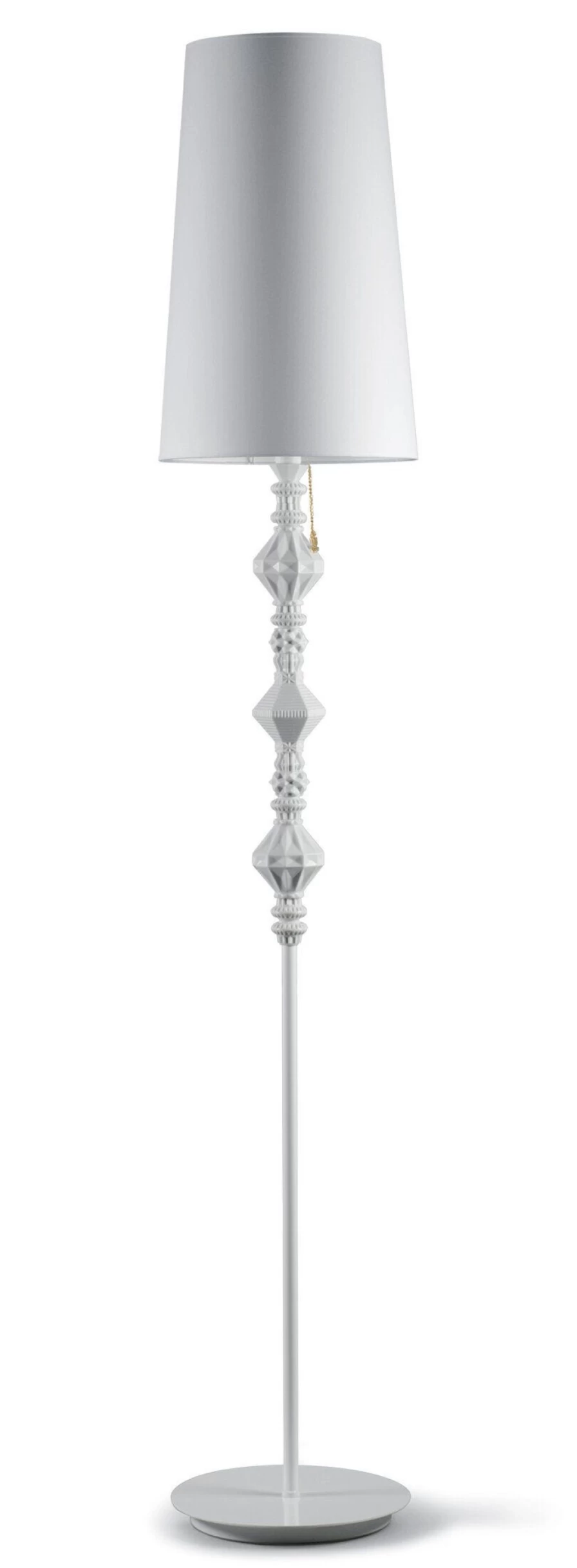 Lladró Belle De Nuit II White Floor Lamp | Elegant Home Lighting (US)