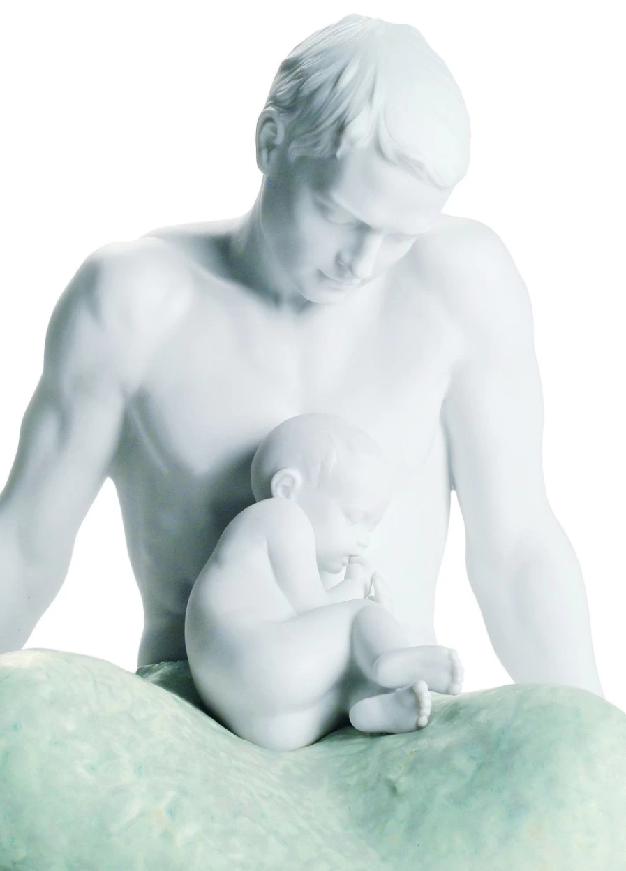 Lladró The Father Figurine - Handcrafted Porcelain Sculpture for Collectors