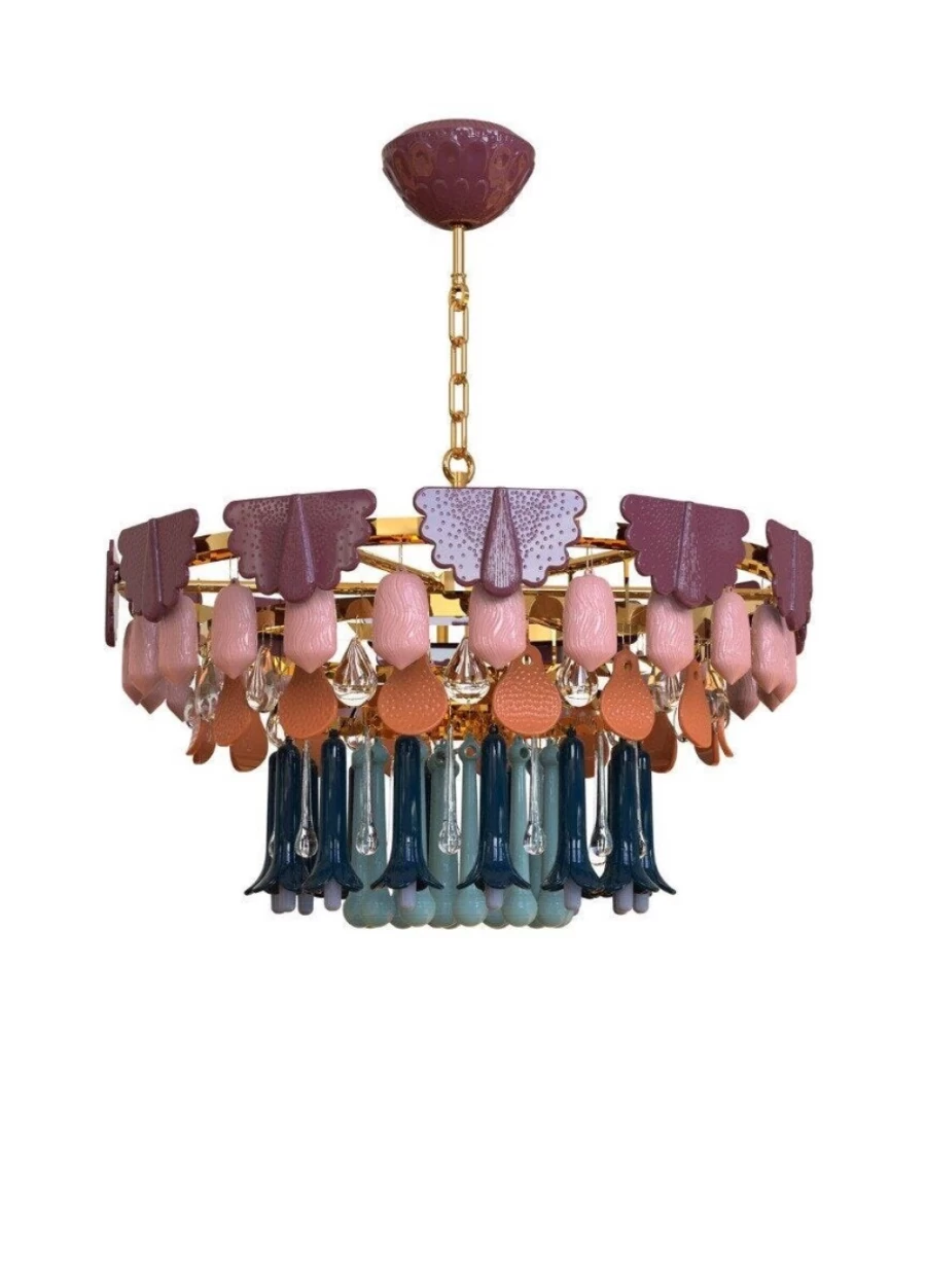 Lladró Fall Seasons Ceiling Lamp - 70cm Modern Hanging Light for Home Decor