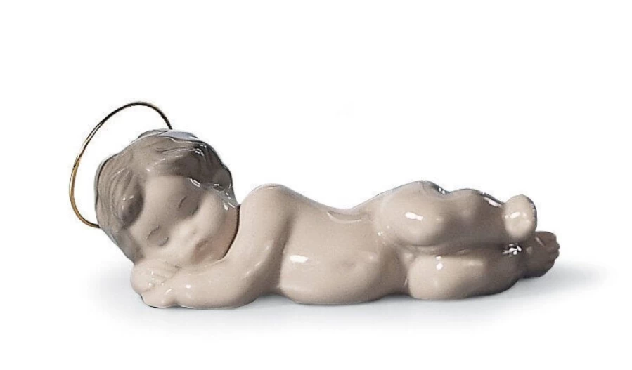Lladró Little Jesus Nativity Figurine - Exquisite Porcelain Christmas Creche Statue