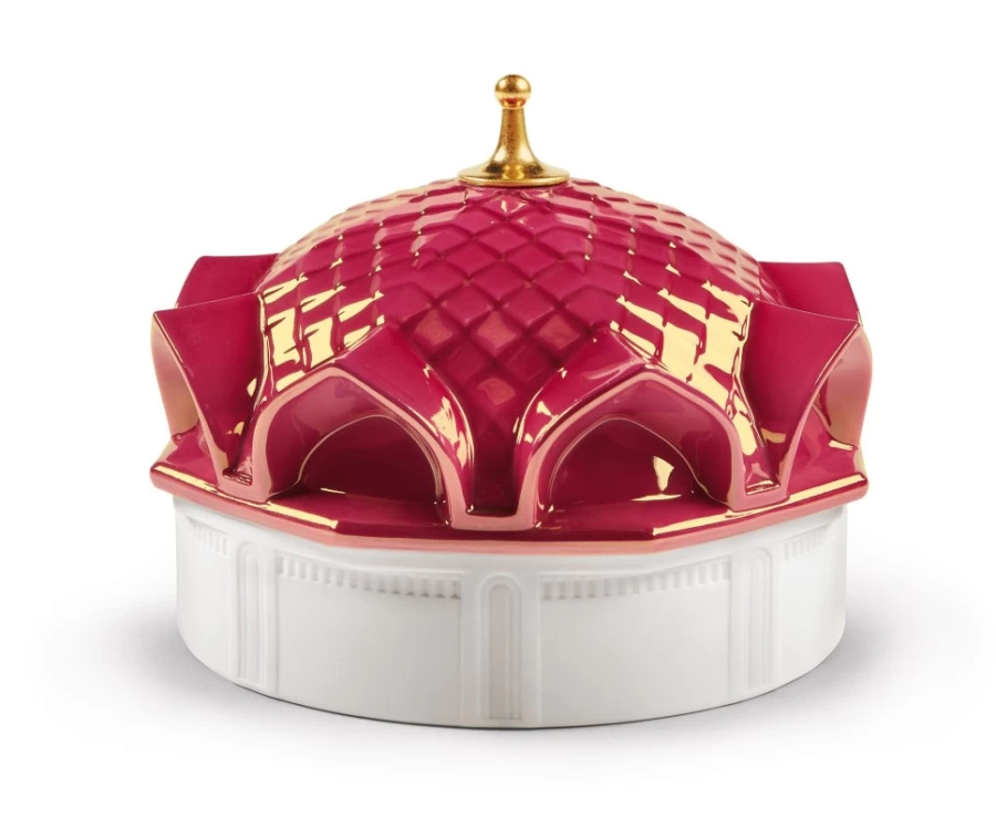 Lladró Scheherazade's Quarters Scented Candle - 1001 Lights Peony Fragrance, Night Approaches Aroma