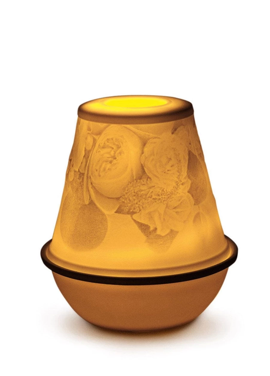 "Customizable Lladró Engagement Lithophane - Personalized Photo Gift"