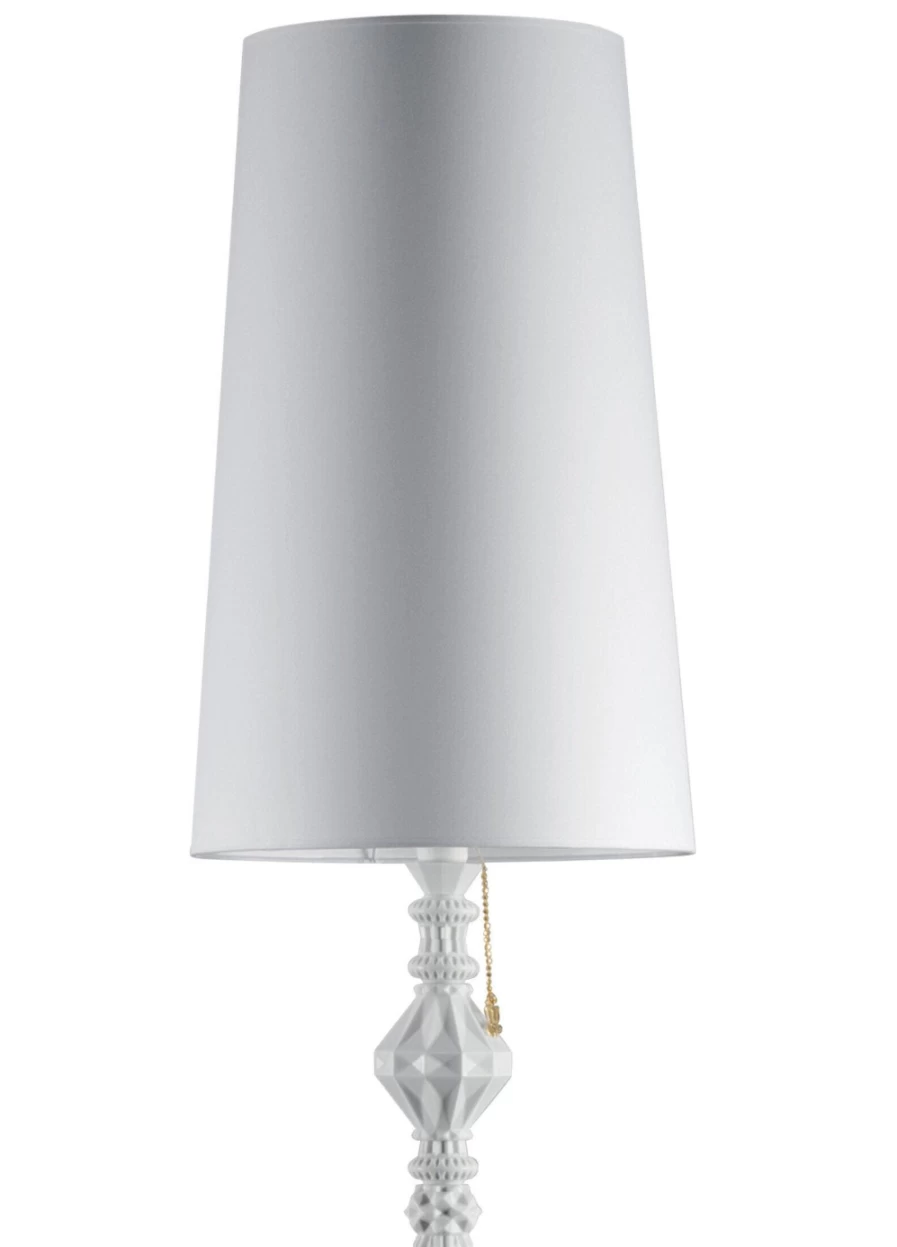 Lladró Belle De Nuit II White Floor Lamp | Elegant Home Lighting (US)