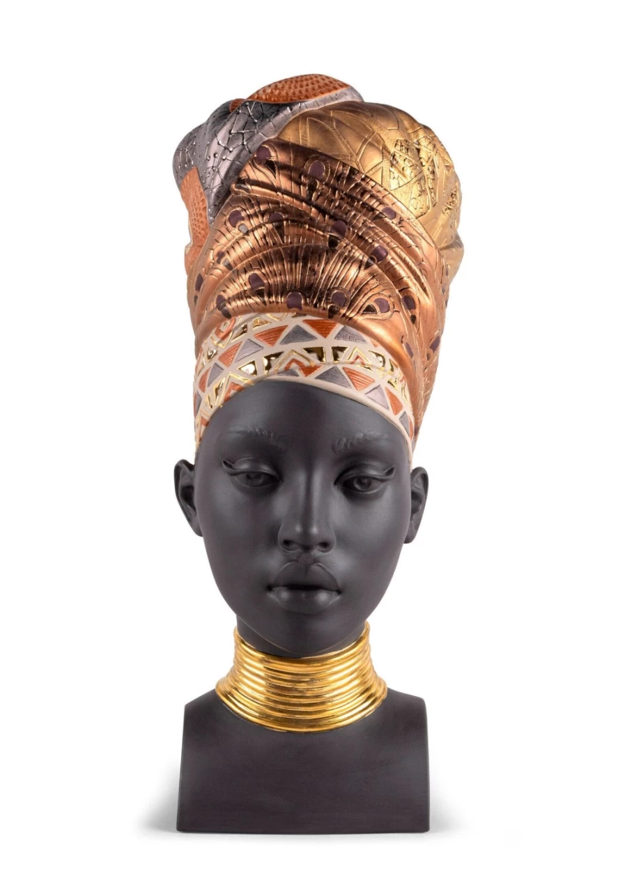 "Lladró African Soul Handcrafted Porcelain Figurine – Exquisite Collectible Art Piece"