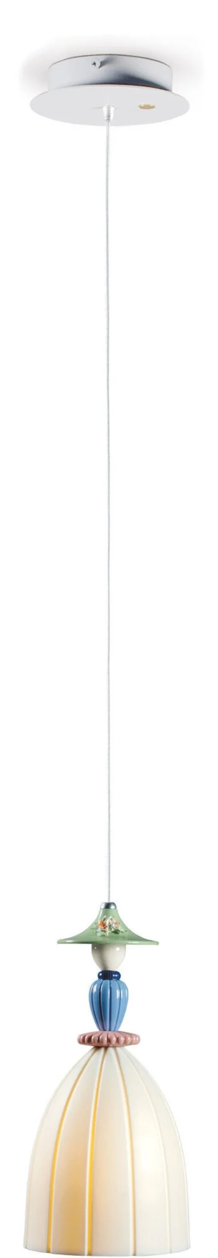 Lladró Mademoiselle Daniela Crystal Ceiling Light Fixture for Elegant Home Decor