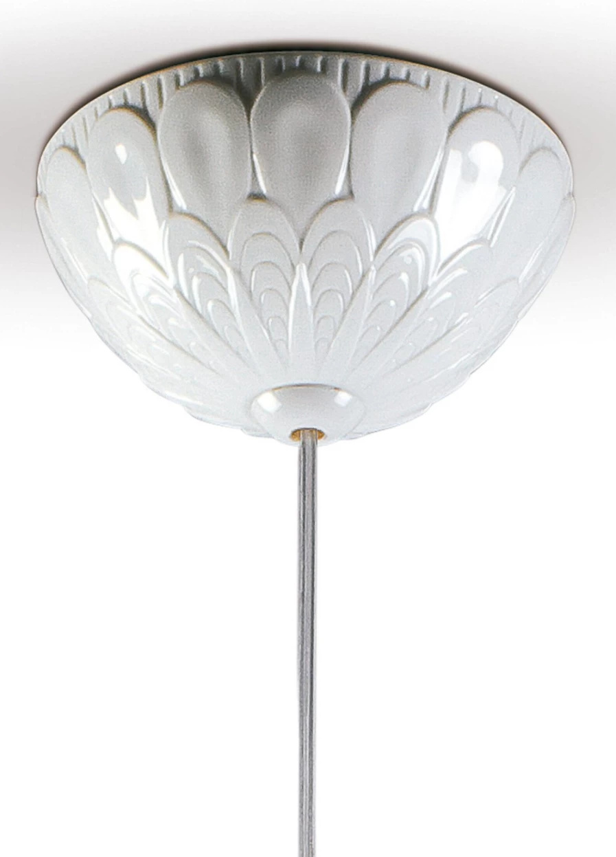 Lladró Ivy And Seed Single Ceiling Lamp in Golden Luster - Elegant Modern Lighting for Home Decor