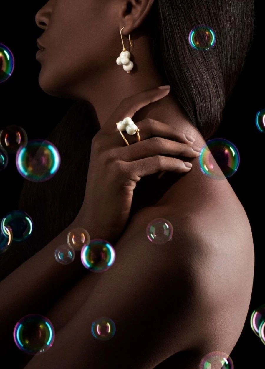 Lladró Elegant Bubbles Ring - Handcrafted Luxury Jewelry for Women