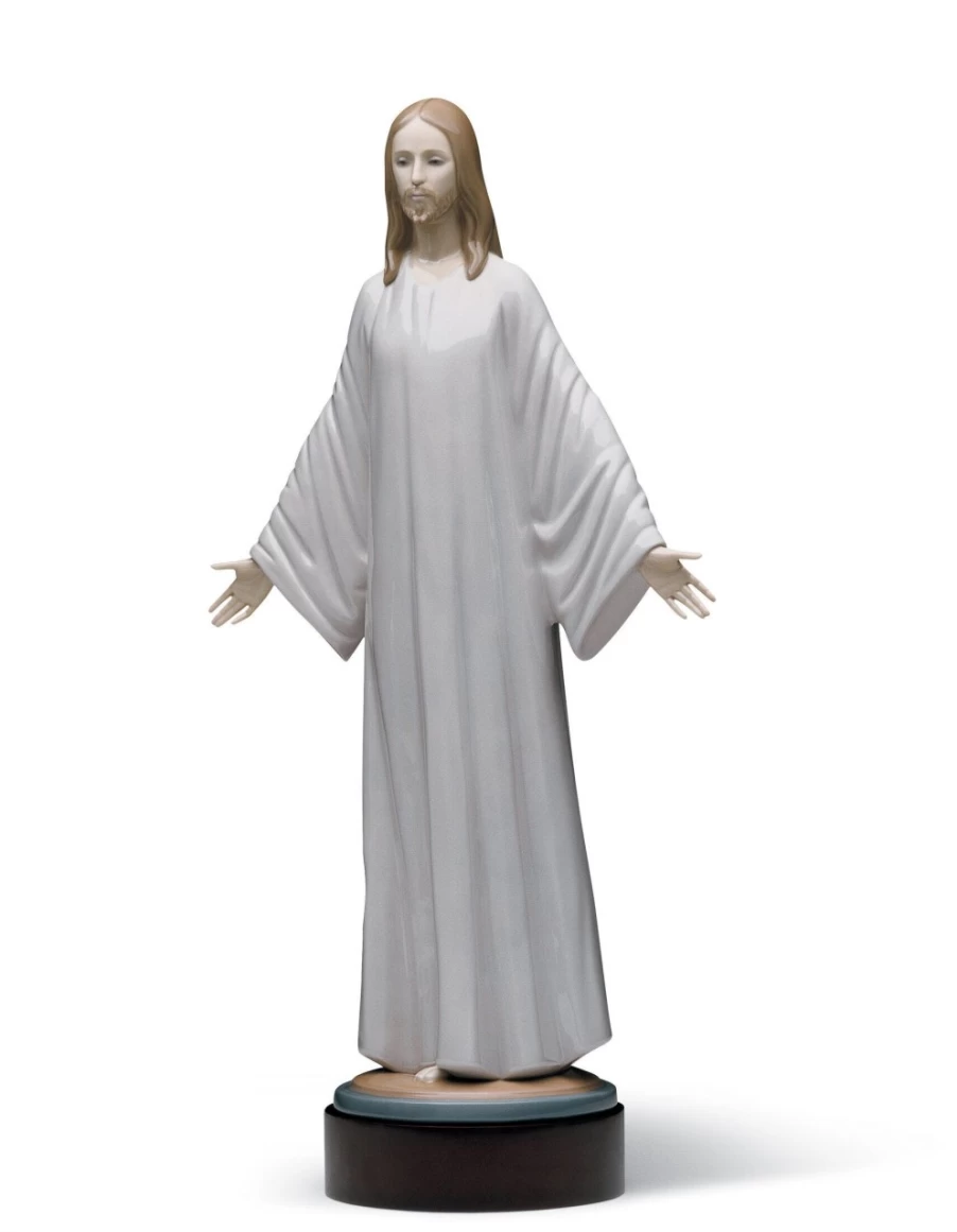 Lladró Porcelain Jesus Figurine - Handcrafted Religious Collectible Statue