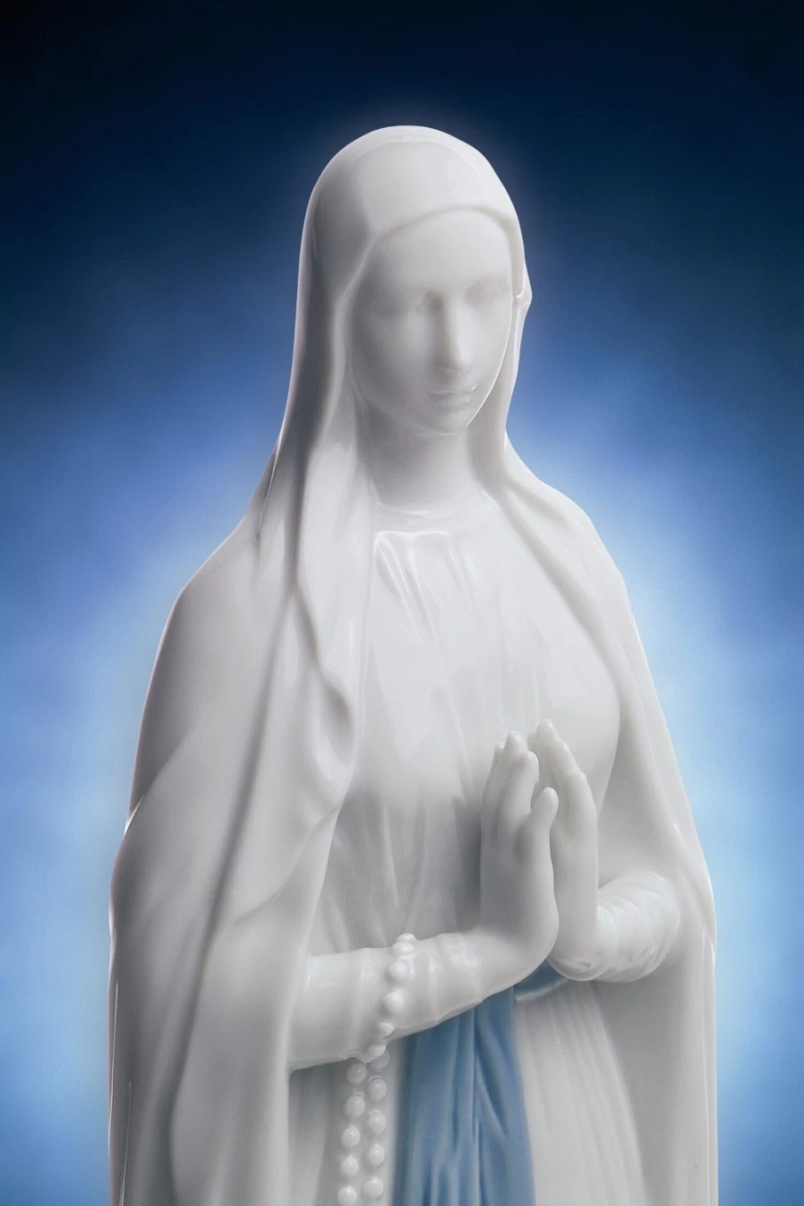 Lladró Our Lady Of Lourdes Porcelain Figurine - Handcrafted Religious Collectible
