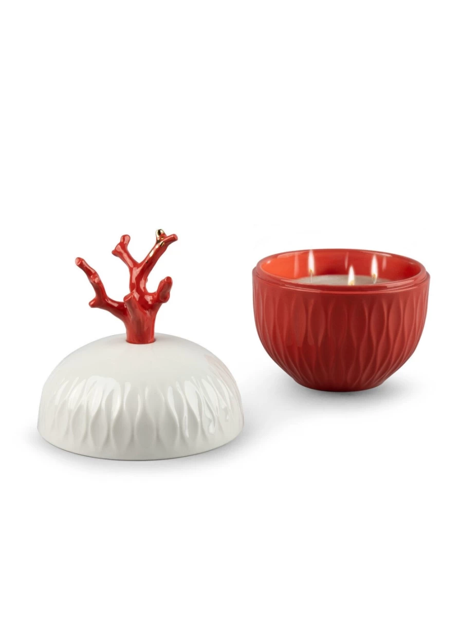 Lladró Mediterranean Beach Coral Scented Candle – Coastal Home Fragrance