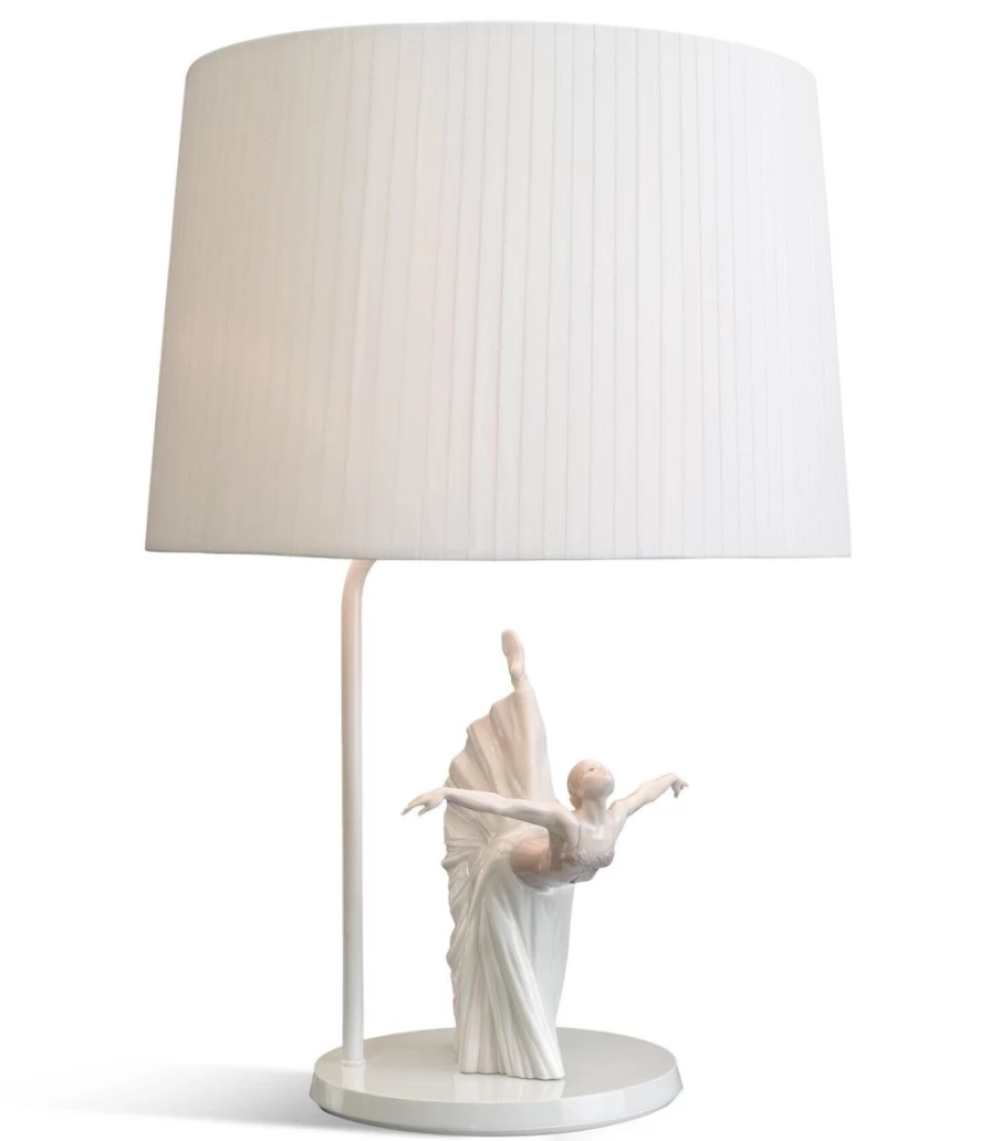 Lladró Giselle Arabesque Table Lamp – Elegant Handcrafted Porcelain Light for Home Decor
