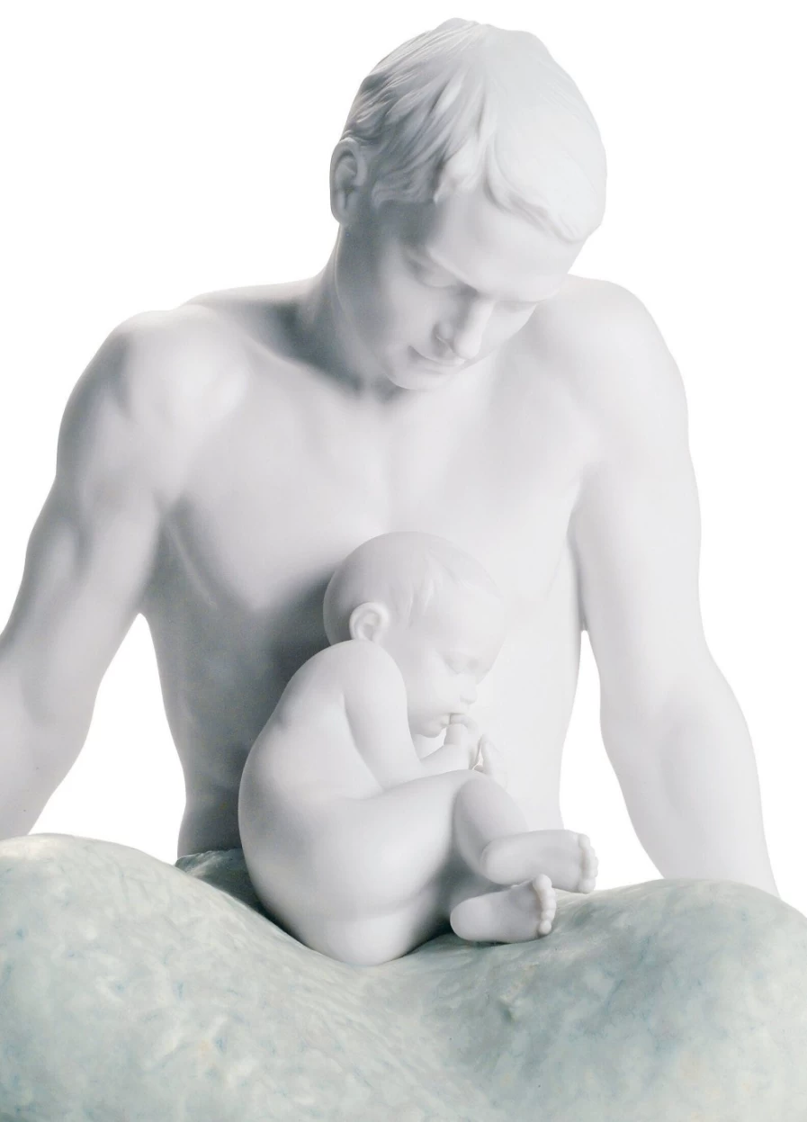 Lladró The Father Figurine - Handcrafted Porcelain Sculpture for Collectors