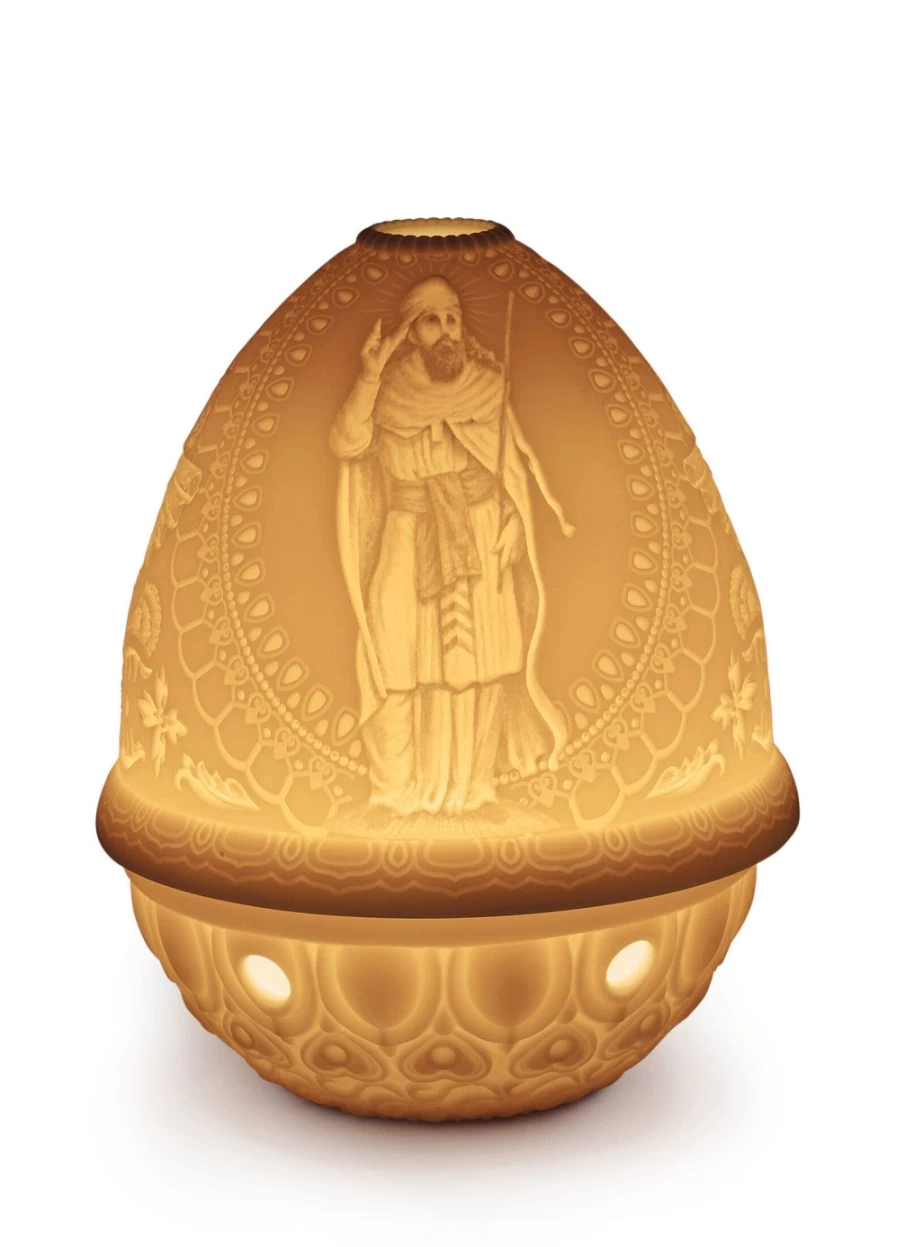 Lladró Zarathustra Lithophane Night Light - Handcrafted Porcelain Art