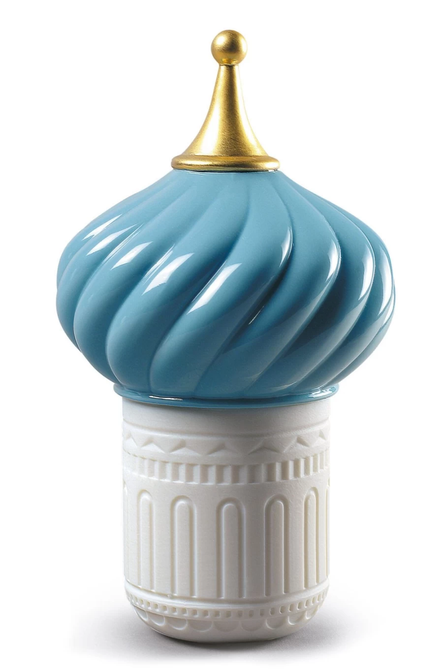 Lladró Turquoise Scented Candle with 1001 Lights – Unbreakable Spirit Fragrance