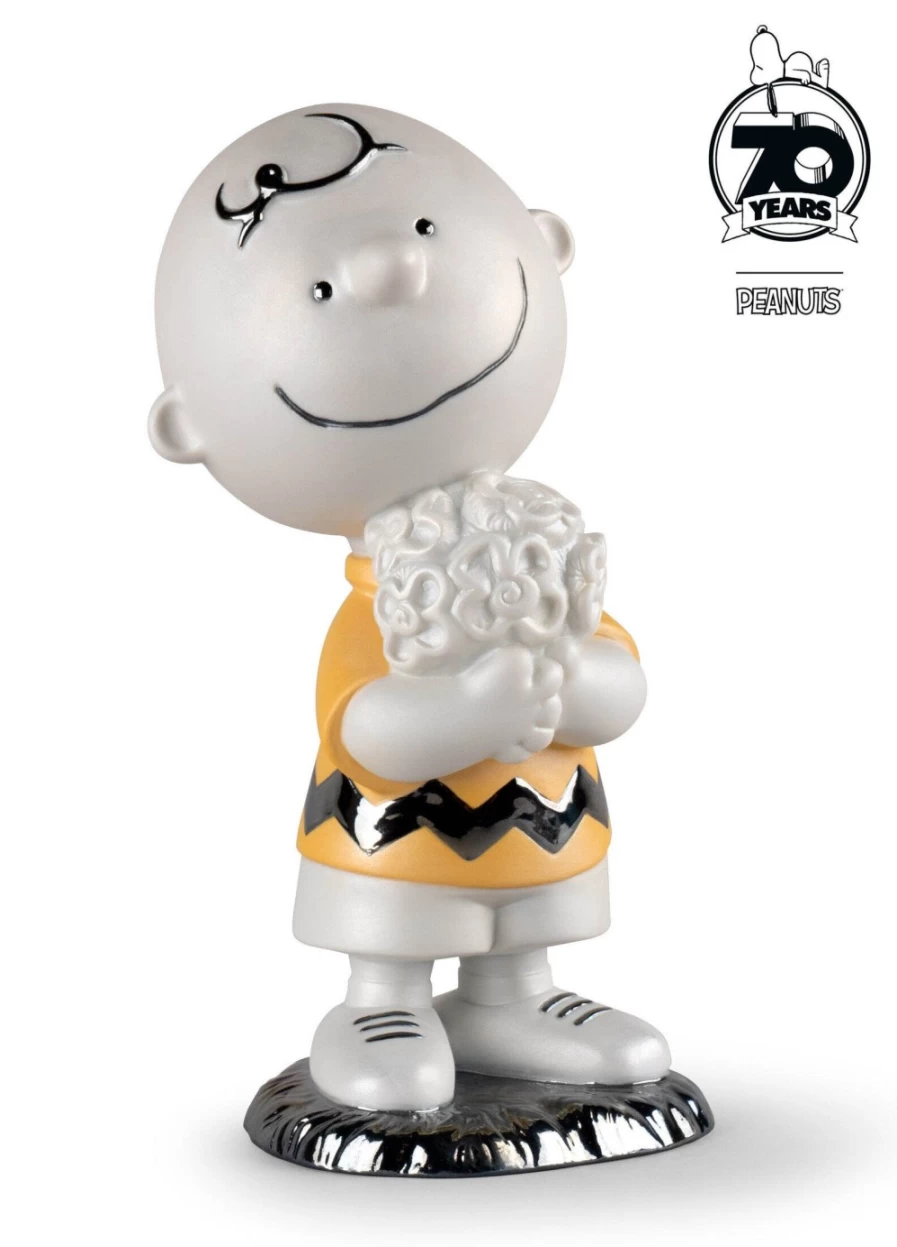 Lladró Charlie Brown Peanuts Collectible Porcelain Figurine