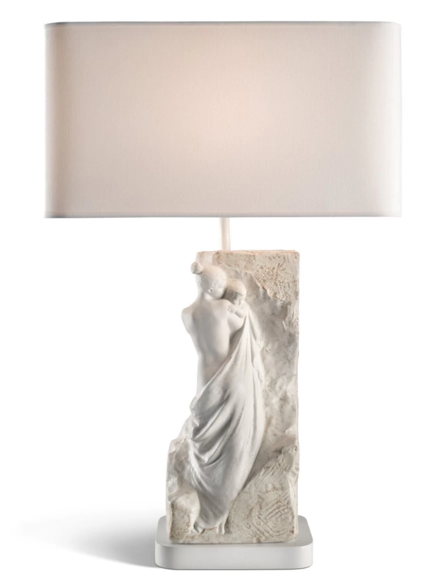 Lladró Motherhood Mural Table Lamp - Elegant Handcrafted Ceramic Light for Home Decor